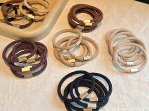 Girls Stretch Hair Accessories Elastic Bands Ladies Nylon Hair Ties for Women Kids